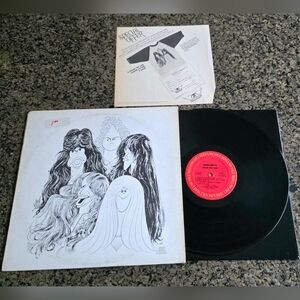 AEROSMITH DRAW THE LINE 1977 ORIG LP Vinyl JC 34856 Rare MERCH insert "STERLING"